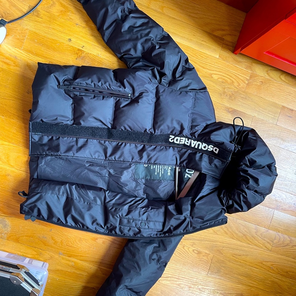 Dsquared2 Black winter coat size 48 (medium)
